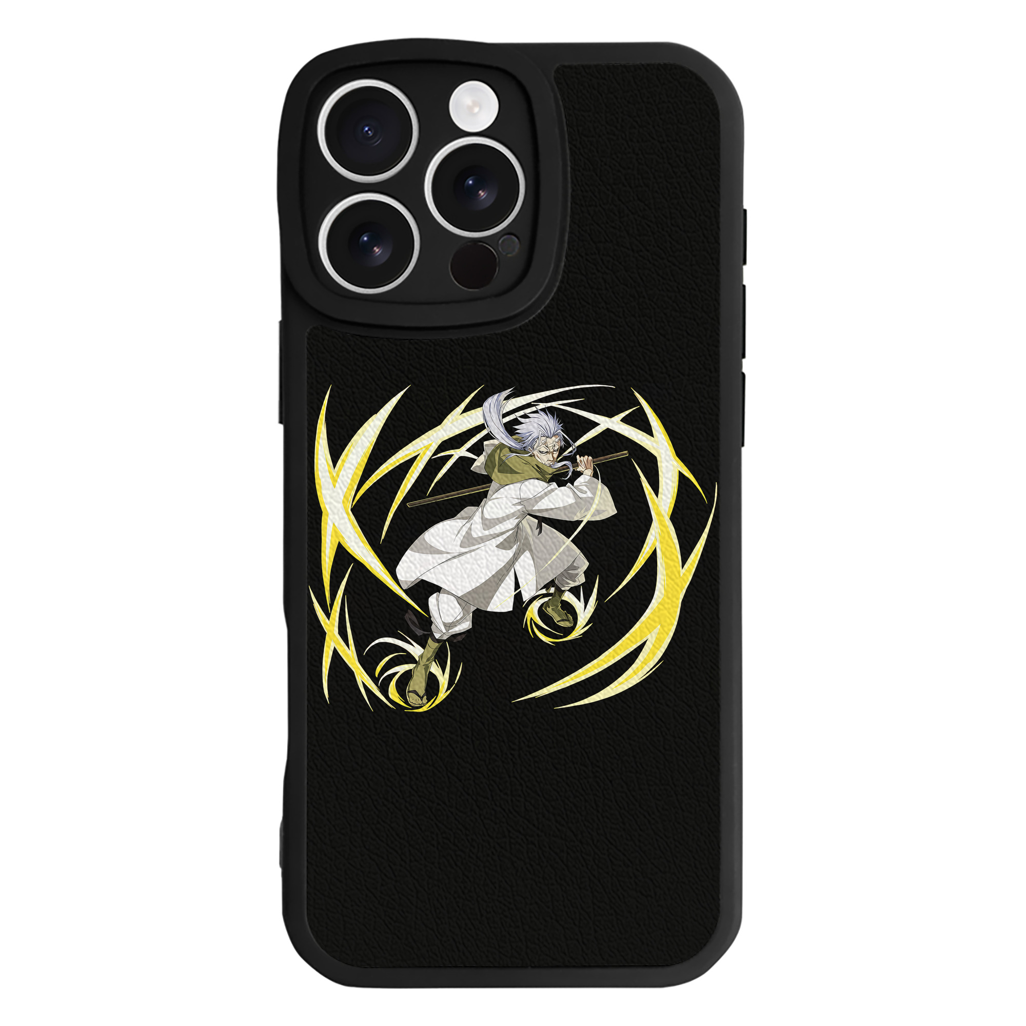 （画像用） 転スラ Regarding Reincarnated to Slime 【iPhone 16シリーズ対応】シリコンスマホケース（レザー調） 材質：シリコン